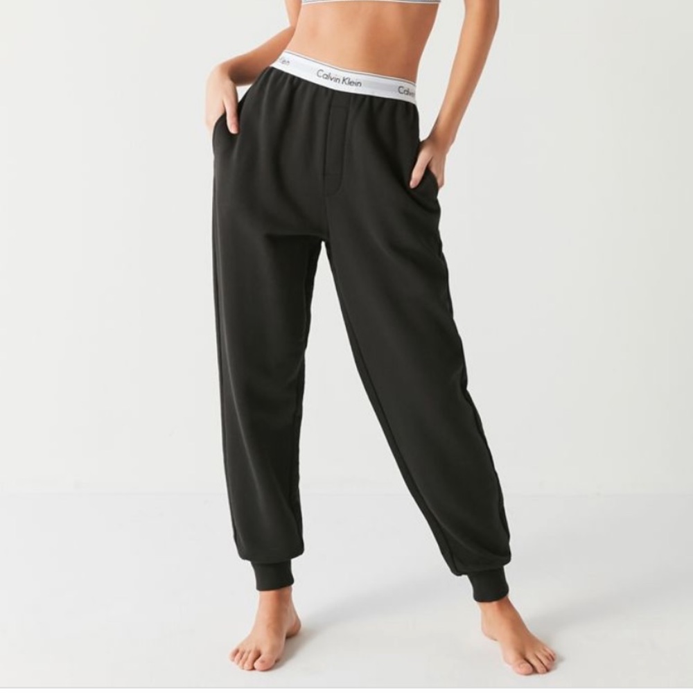 calvin klein black joggers